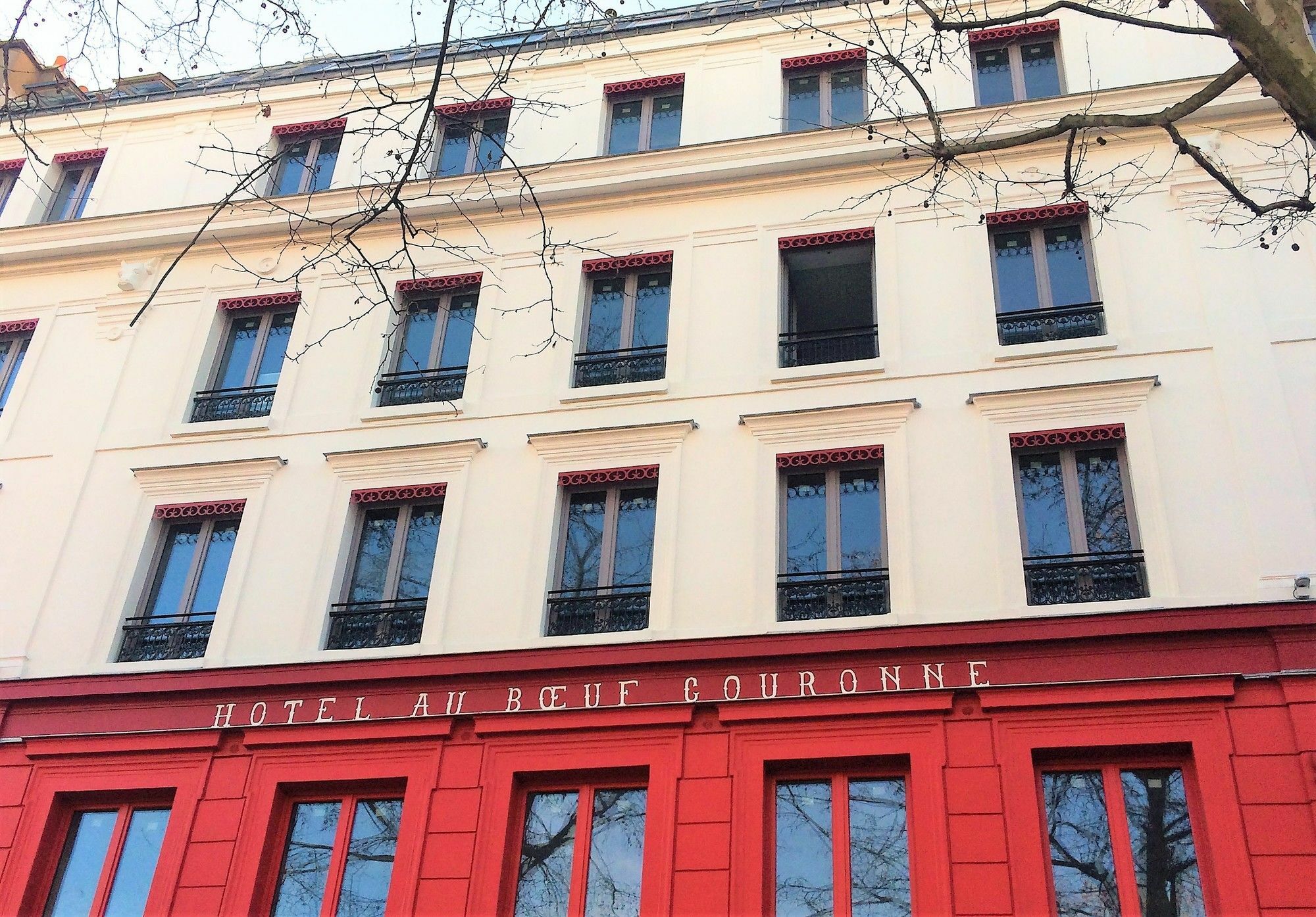 Hotel Restaurant Au Boeuf Couronne Paris Dış mekan fotoğraf